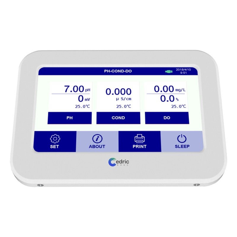 Portable Touch-Tcreen pH/Conductivity Meter CP704